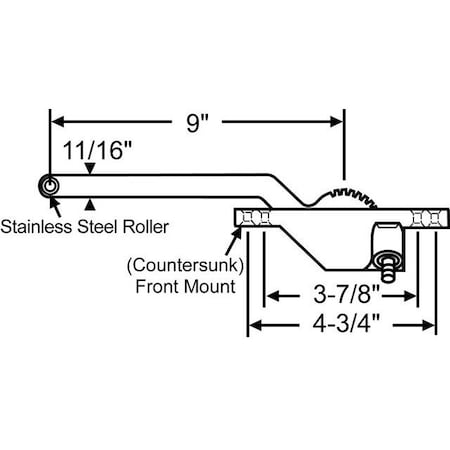 Strybuc Single Arm Casement Operator 36-221-8